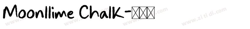Moonllime Chalk字体转换